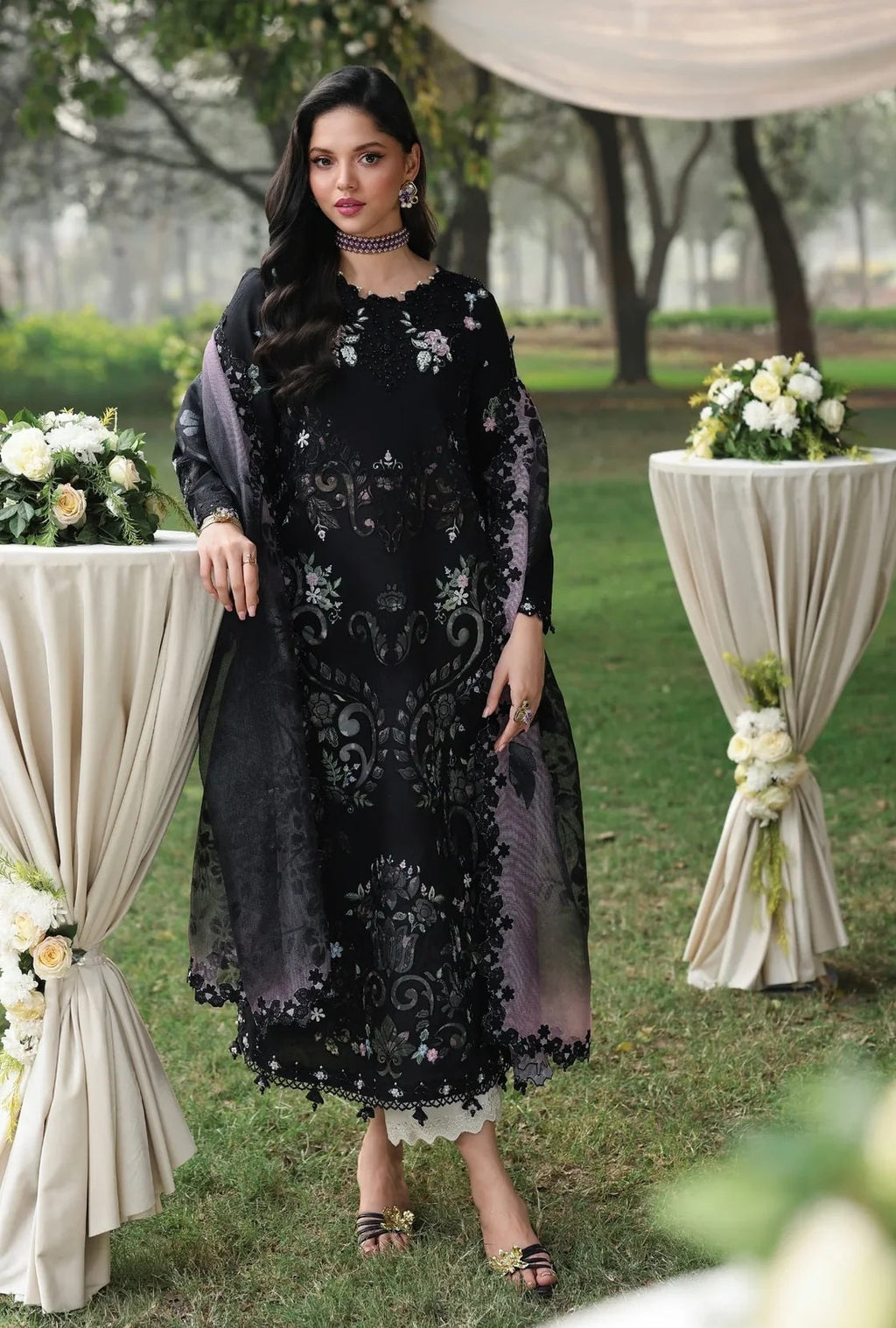 Luxury Lawn Embroidered 3PCS - NY1124