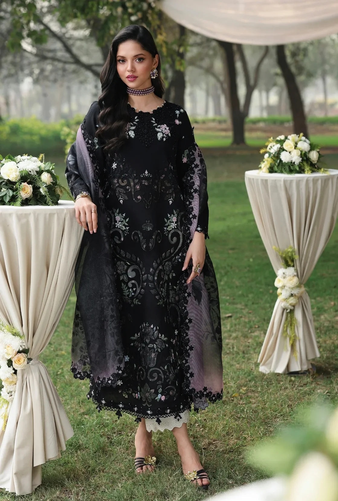 Luxury Lawn Embroidered 3PCS - NY1124