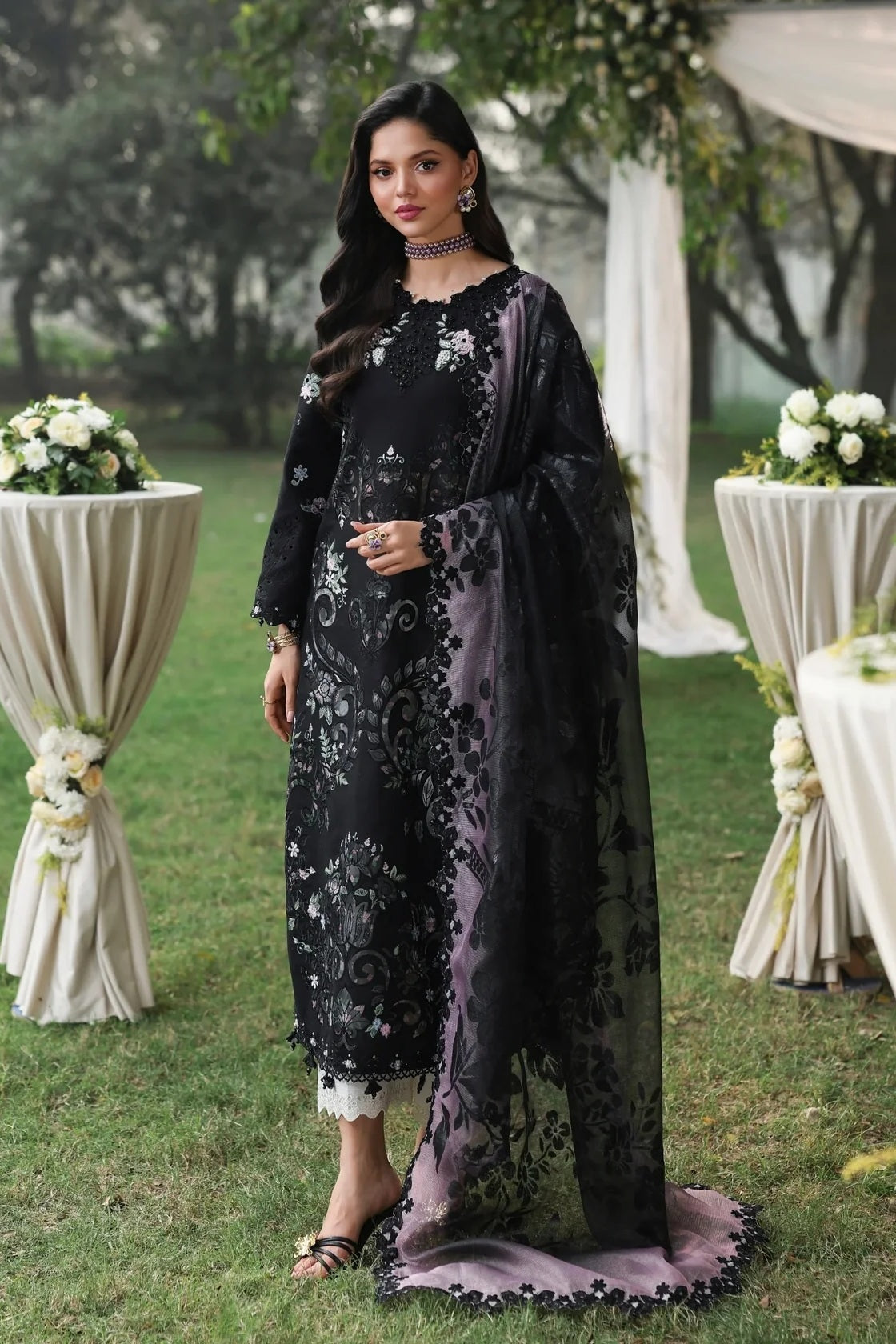 Luxury Lawn Embroidered 3PCS - NY1124