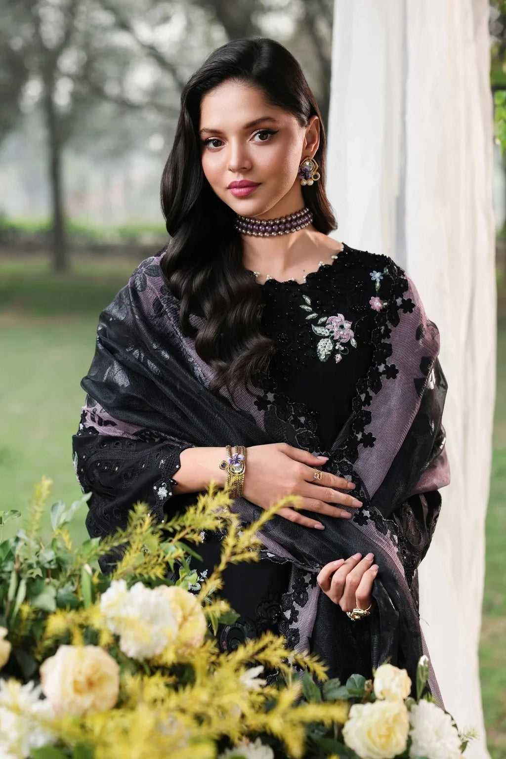 Luxury Lawn Embroidered 3PCS - NY1124
