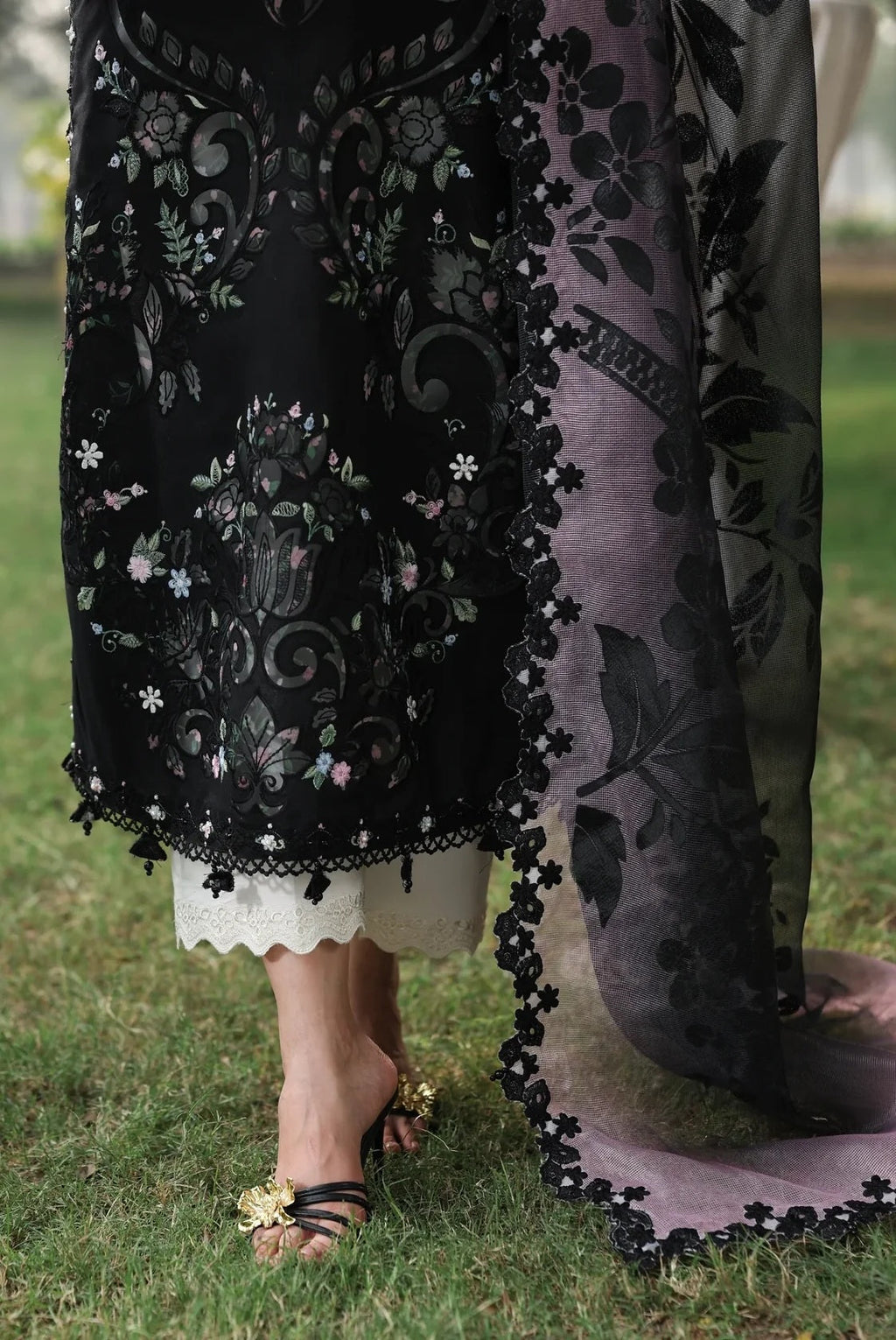 Luxury Lawn Embroidered 3PCS - NY1124