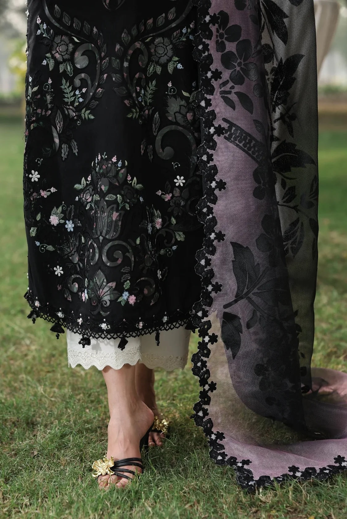 Luxury Lawn Embroidered 3PCS - NY1124