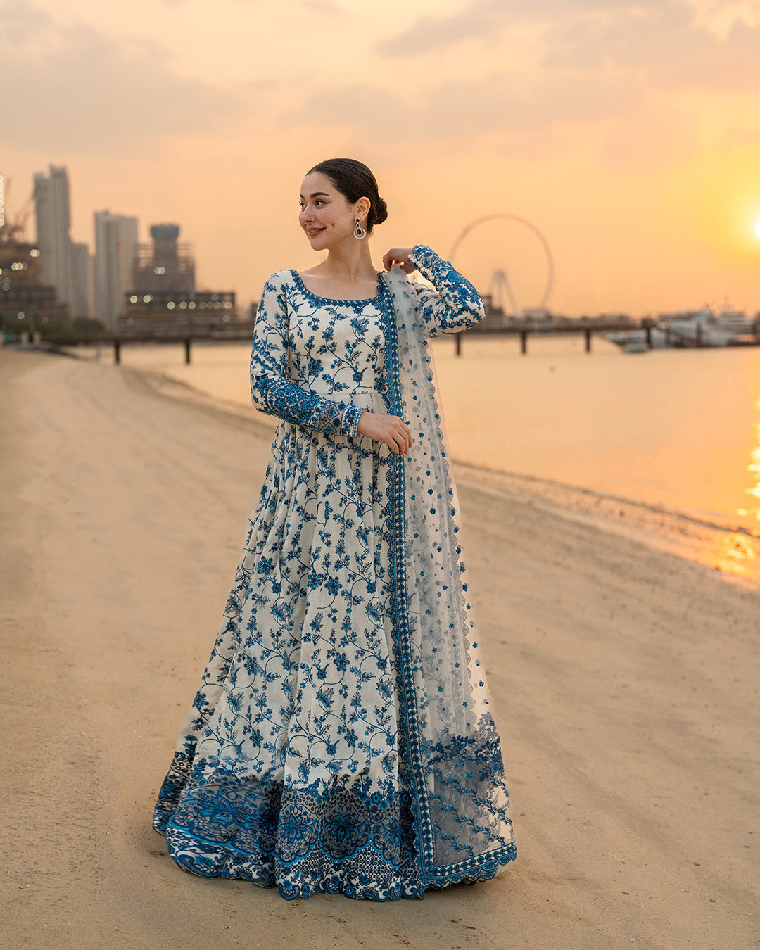 Luxury Embroidered Lawn 3PCS - NY1106