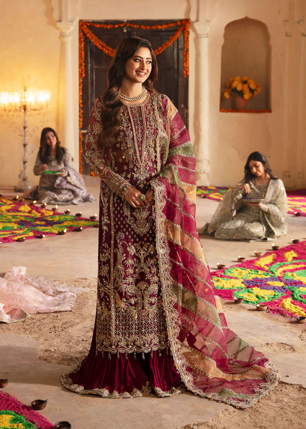 Luxury Formal Embroidered 3PCS - NY1109
