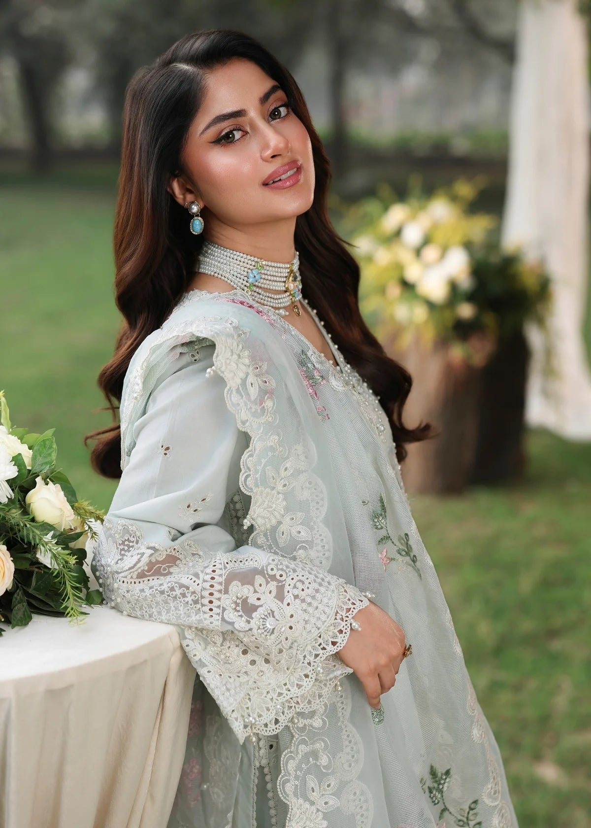 Luxury Festive Lawn Embroidered 3PCS - NY1125