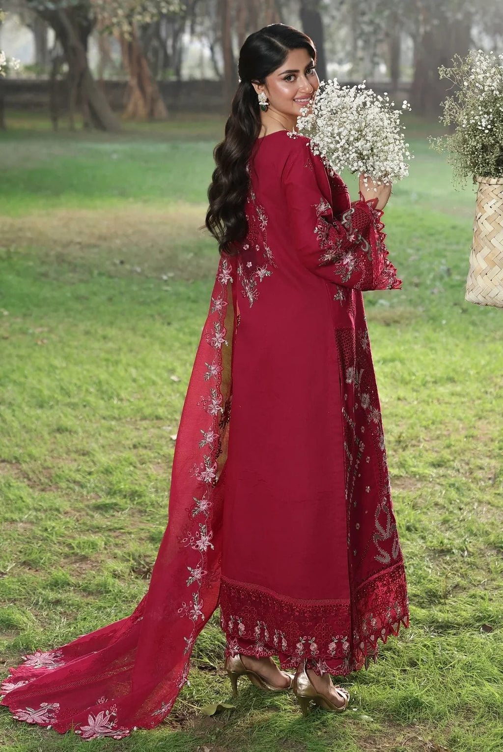 Luxury Lawn Embroidered 3PCS - NY1126