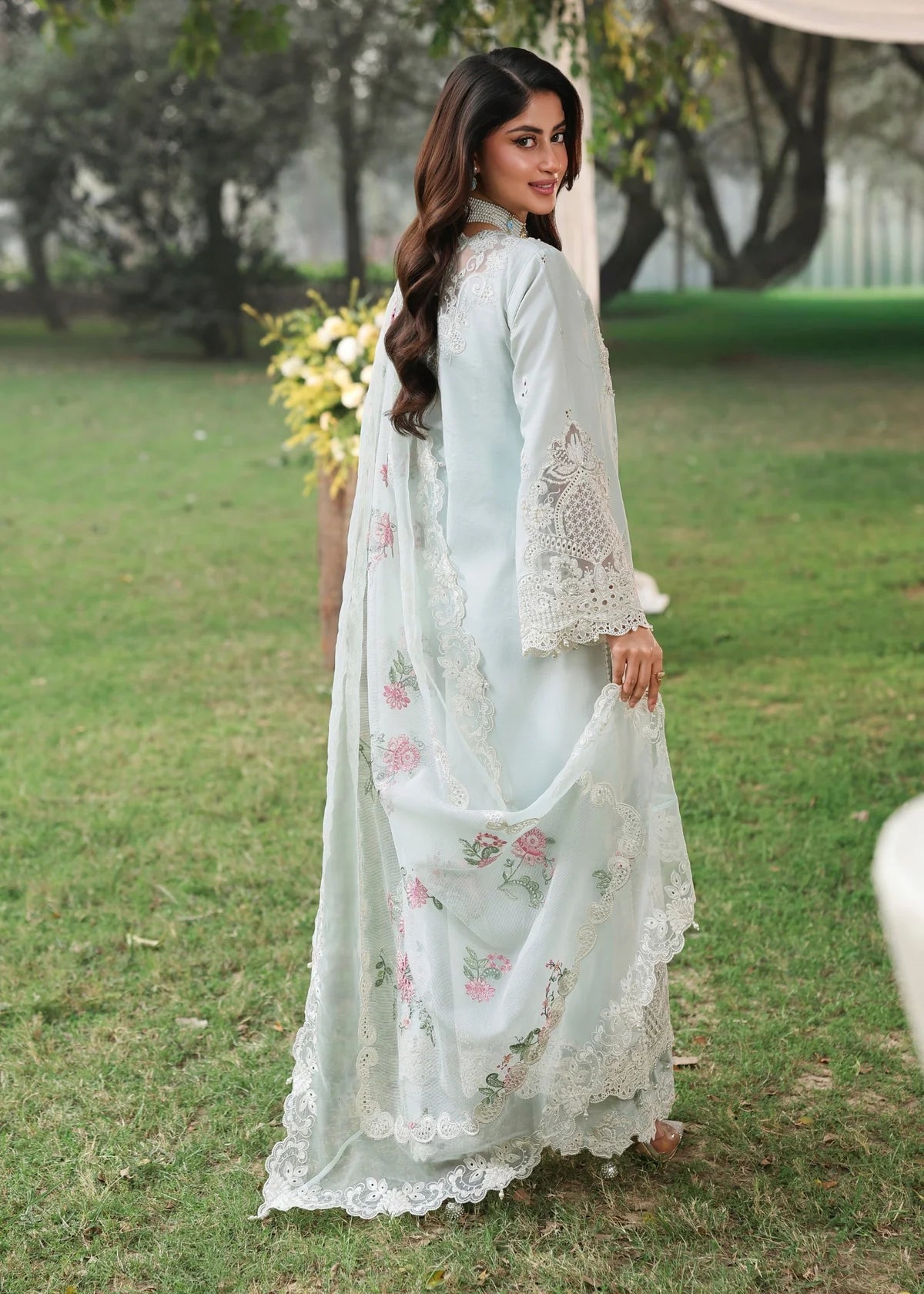 Luxury Festive Lawn Embroidered 3PCS - NY1125
