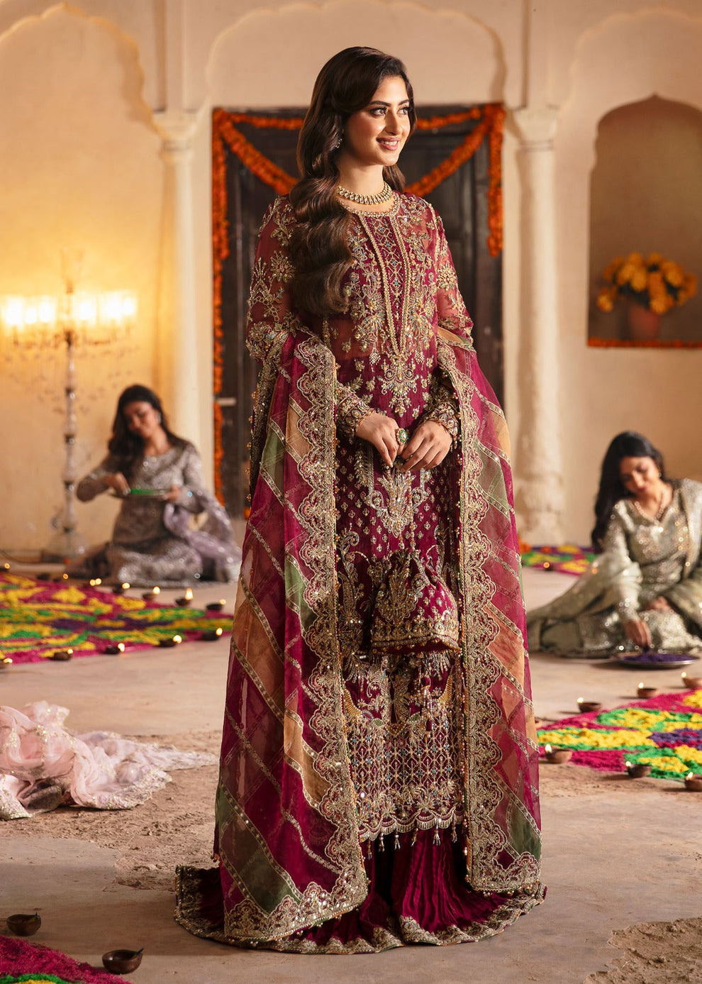 Luxury Formal Embroidered 3PCS - NY1109