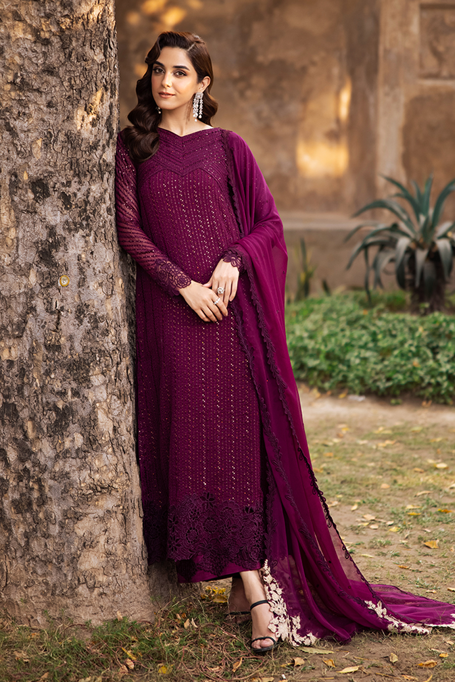 Luxury Chiffon Embroidered 3PCS - NY1120