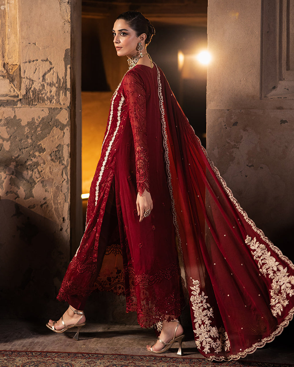 Luxury Chiffon Embroidered 3PCS - NY1121