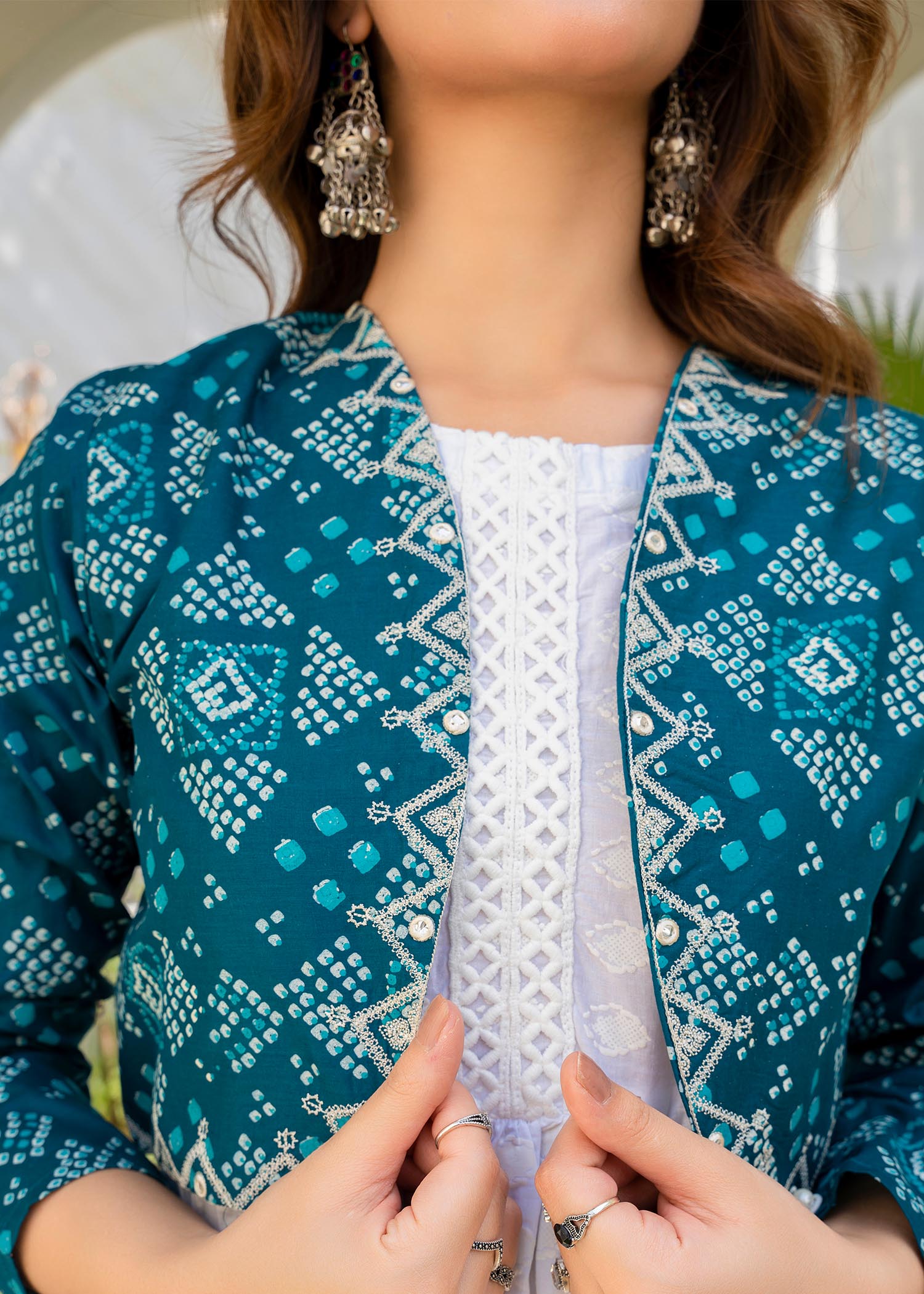 Embroidered Lawn Modern Pishwas 2-Piece Suit – White, Summer Wear