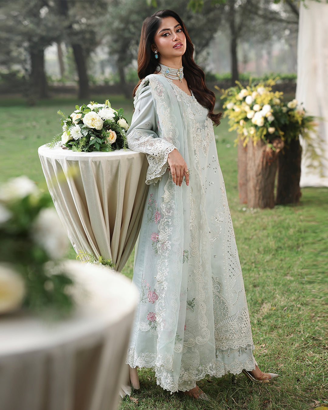 Luxury Festive Lawn Embroidered 3PCS - NY1125
