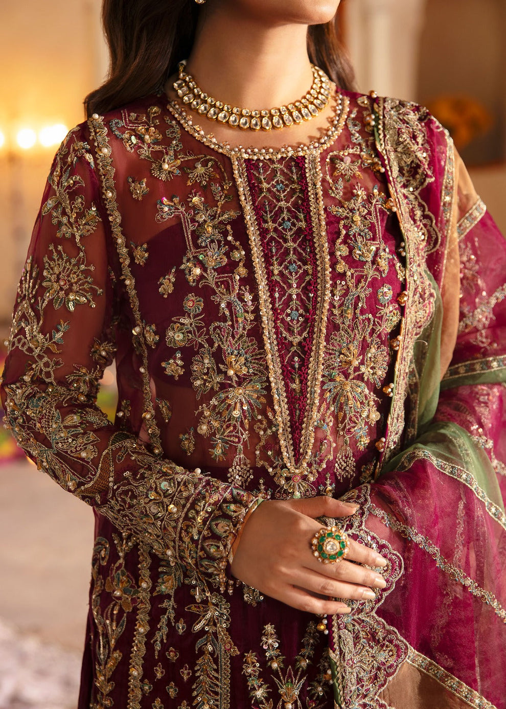 Luxury Formal Embroidered 3PCS - NY1109