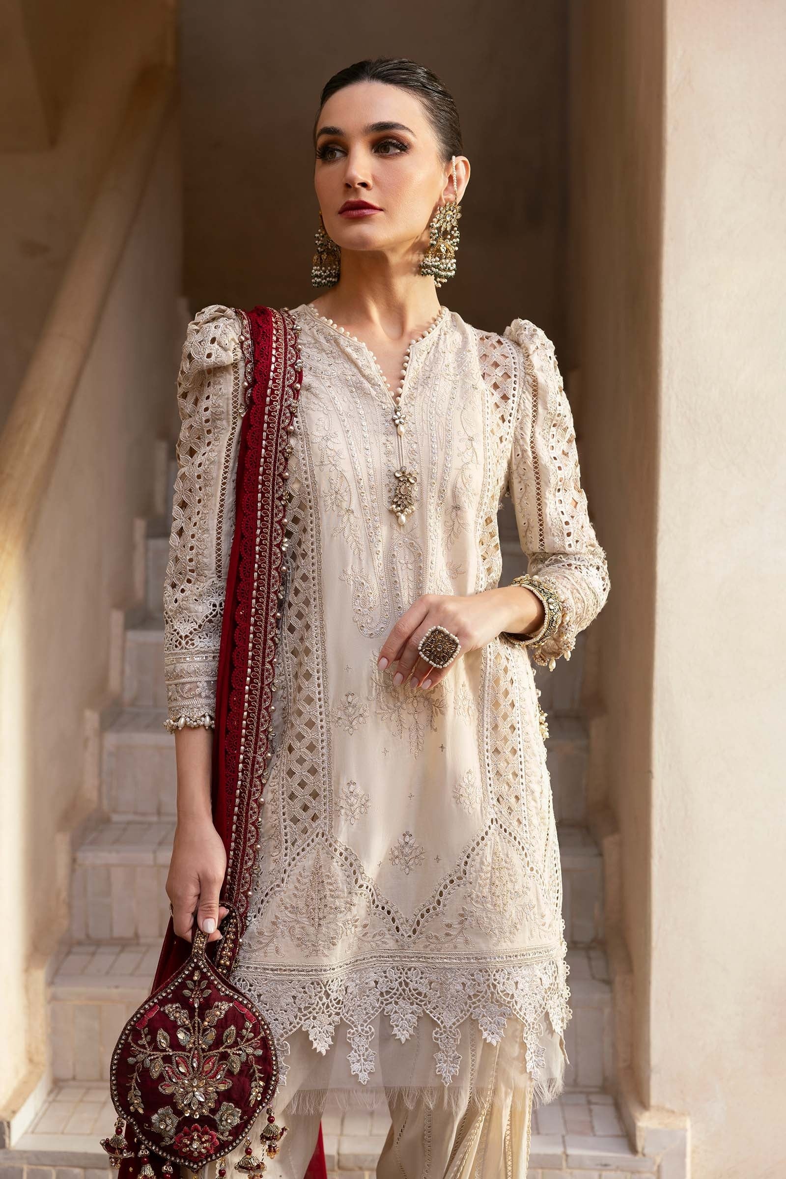 Luxury Lawn Embroidered 3 Piece Unstitched - NY1102