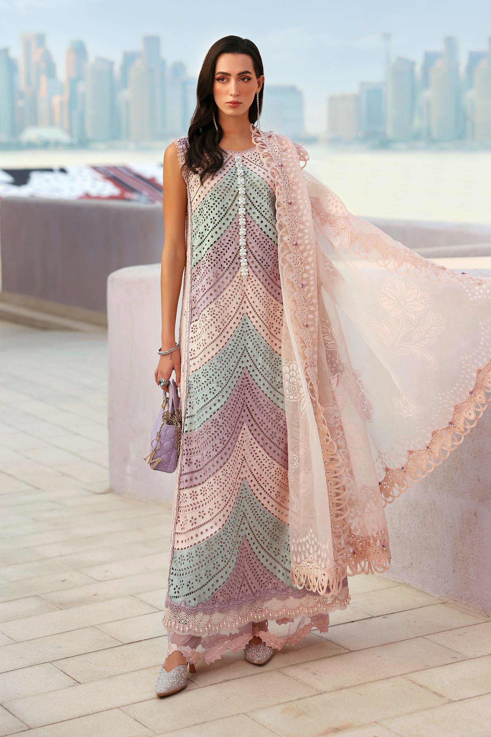 Luxury Lawn Embroidered 3PCS - NY1112