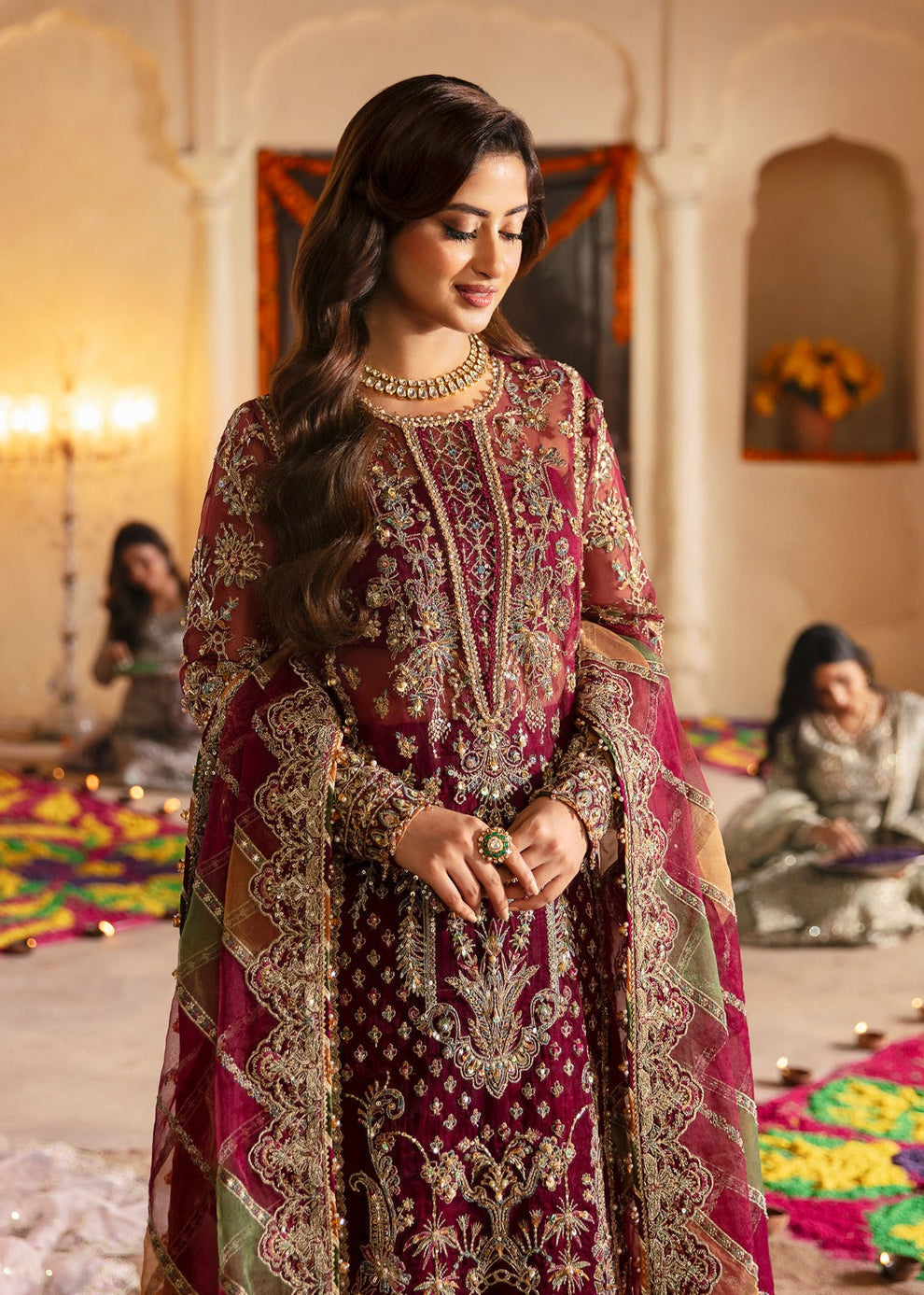 Luxury Formal Embroidered 3PCS - NY1109