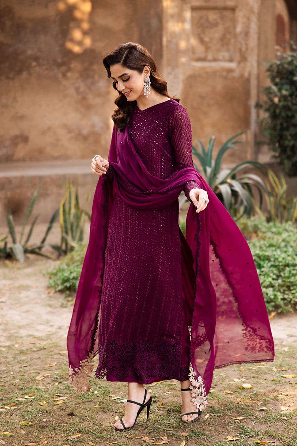 Embroidered Chiffon 3PCS - NY1128