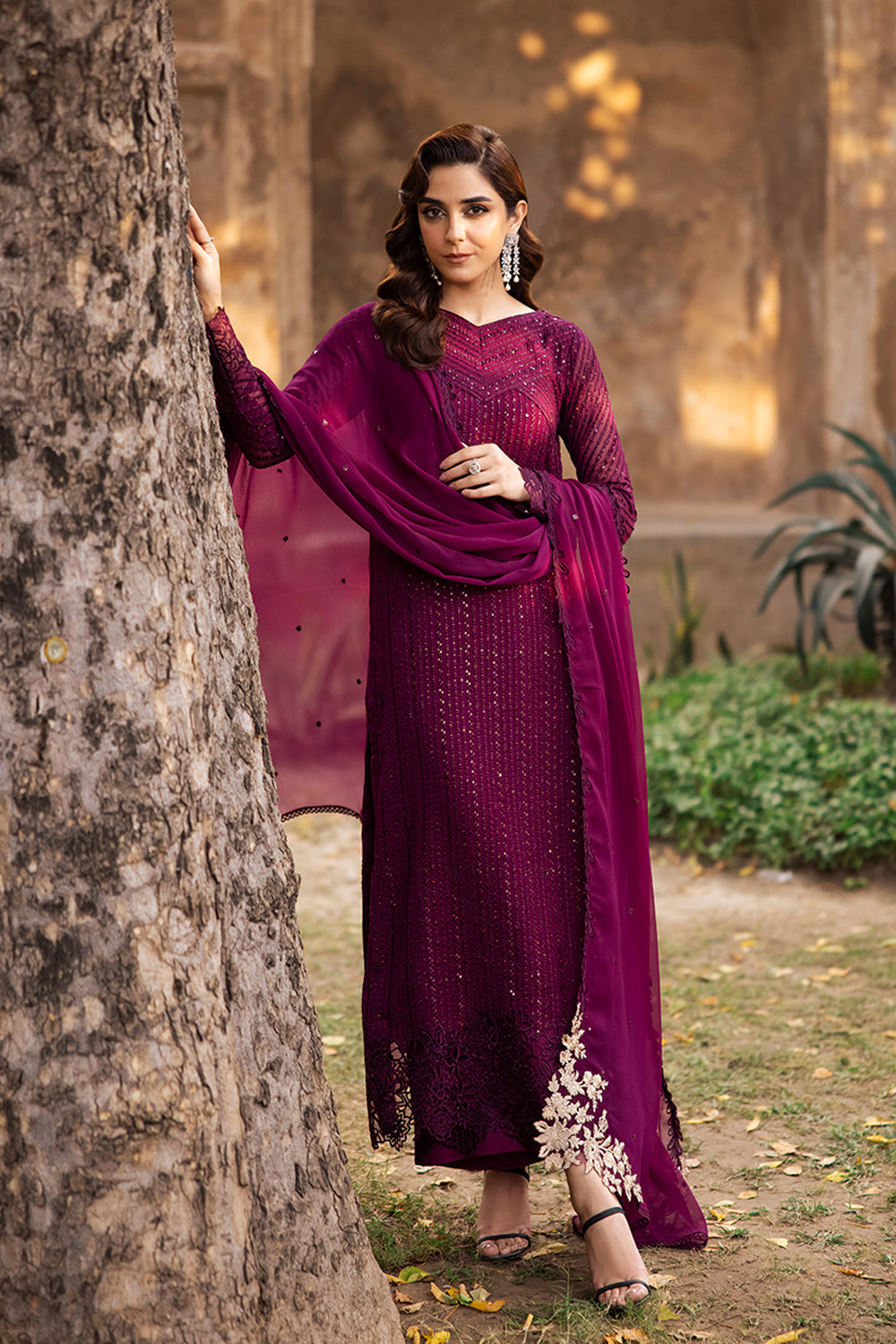 Embroidered Chiffon 3PCS - NY1128