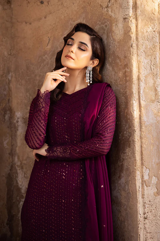 Luxury Chiffon Embroidered 3PCS - NY1120