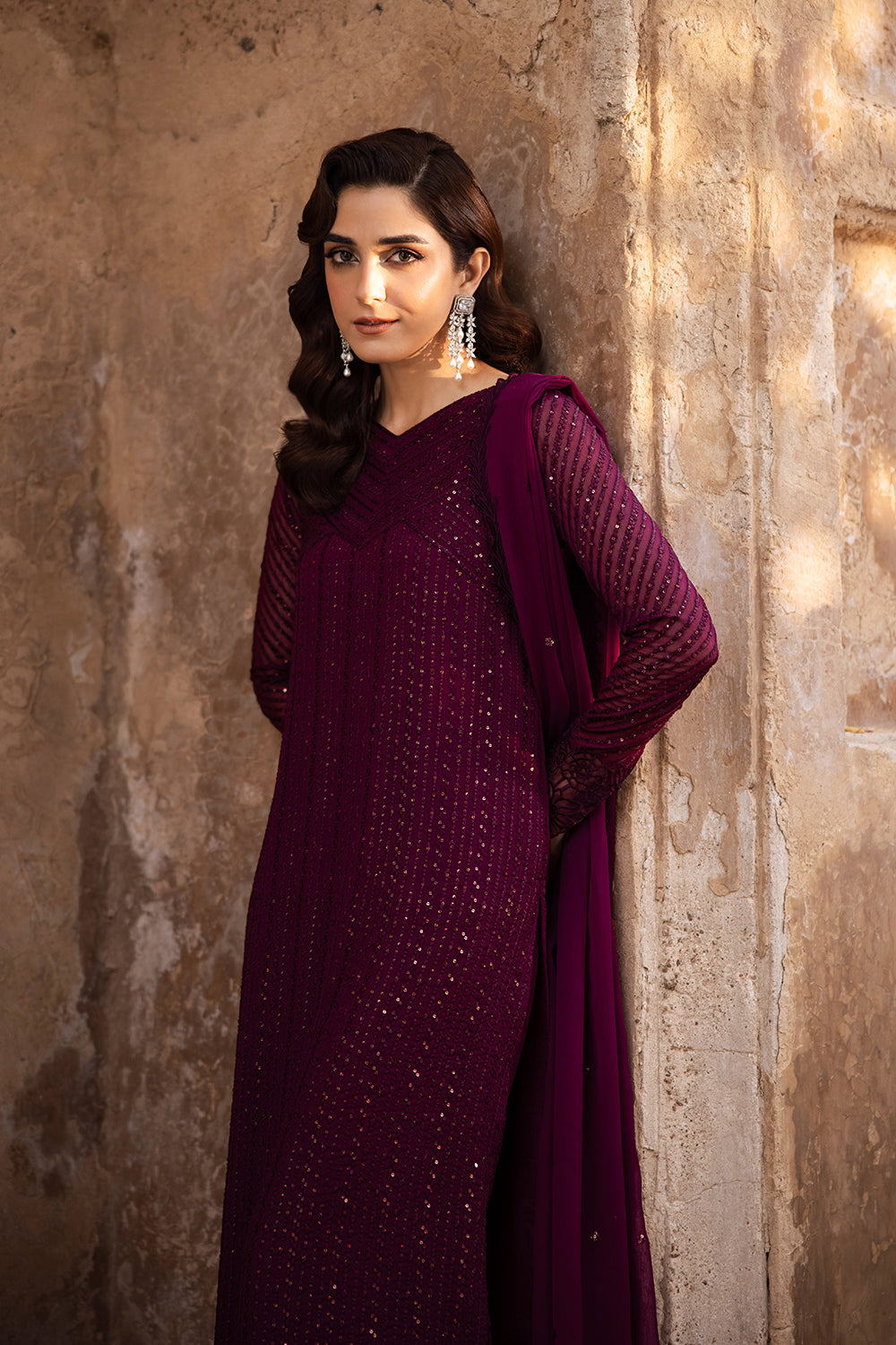 Embroidered Chiffon 3PCS - NY1128