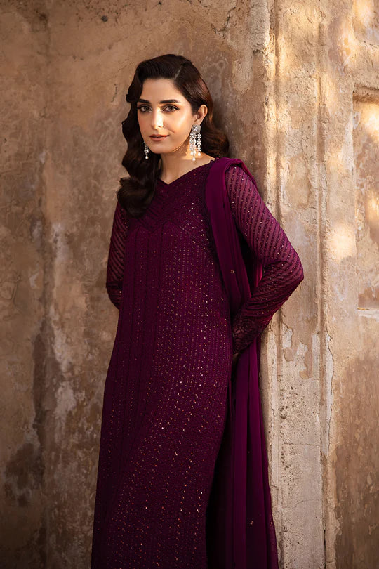 Luxury Chiffon Embroidered 3PCS - NY1120