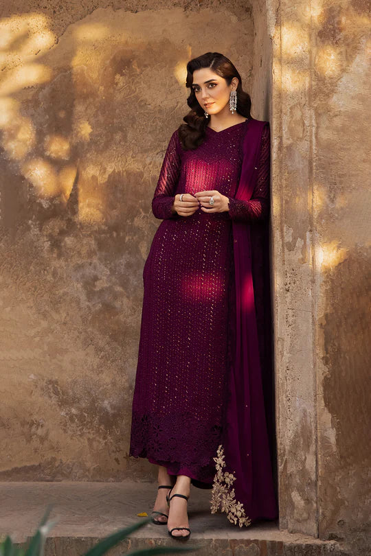 Luxury Chiffon Embroidered 3PCS - NY1120