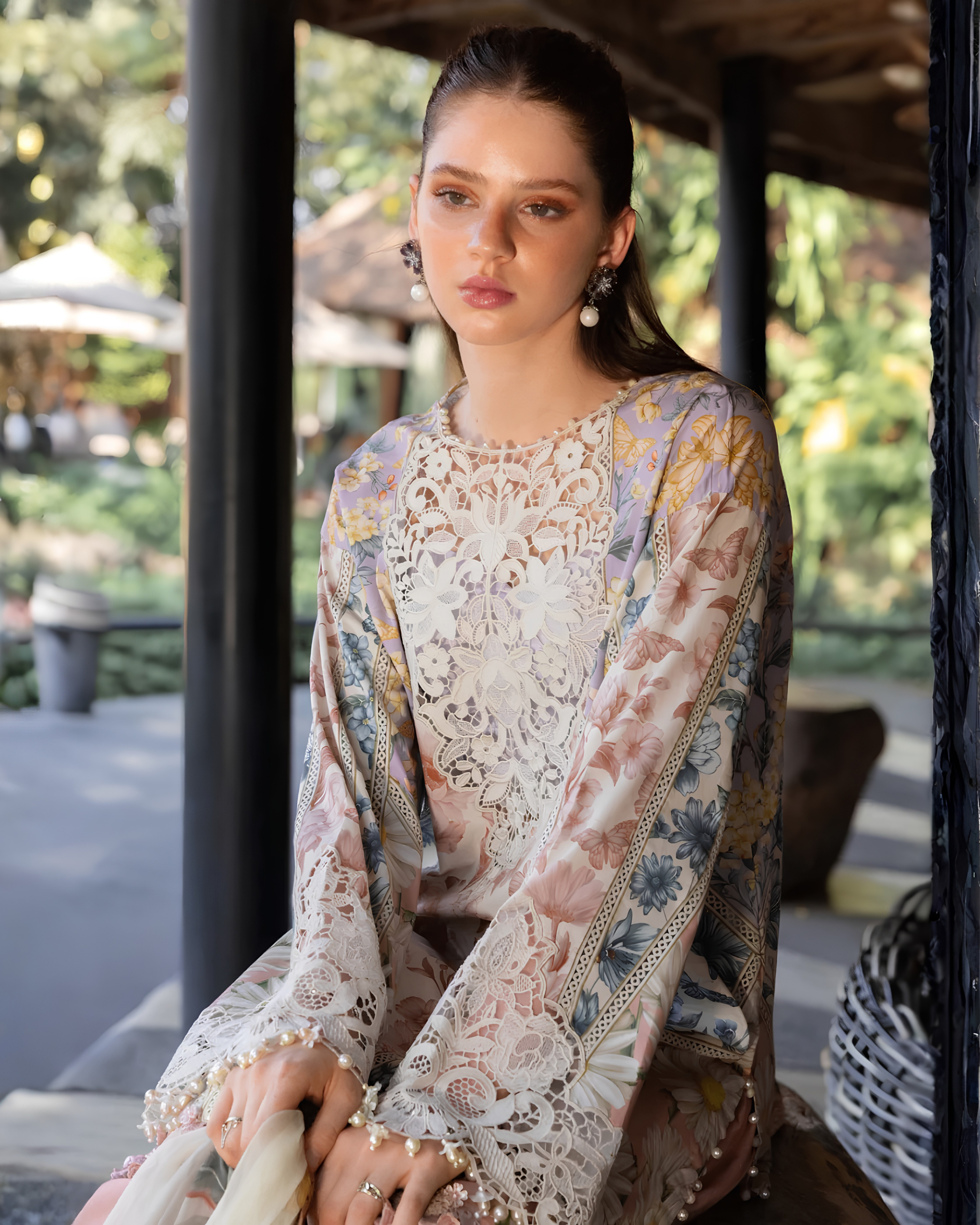 Embroidered Printed Lawn 3-Piece Suit – Chiffon Dupatta, Summer Festive Wear