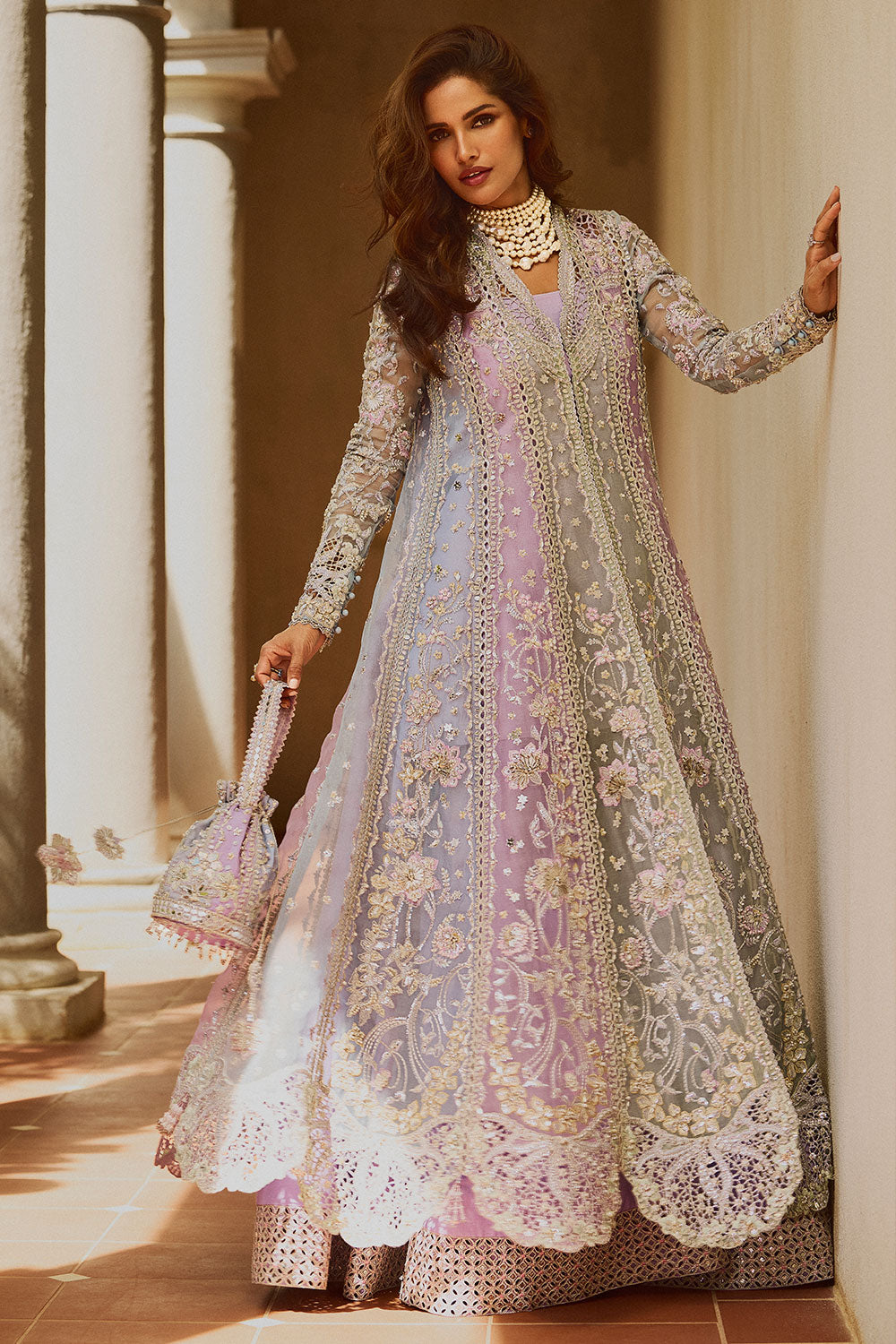 Luxury Festive Embroidered 3PCS - NY1108