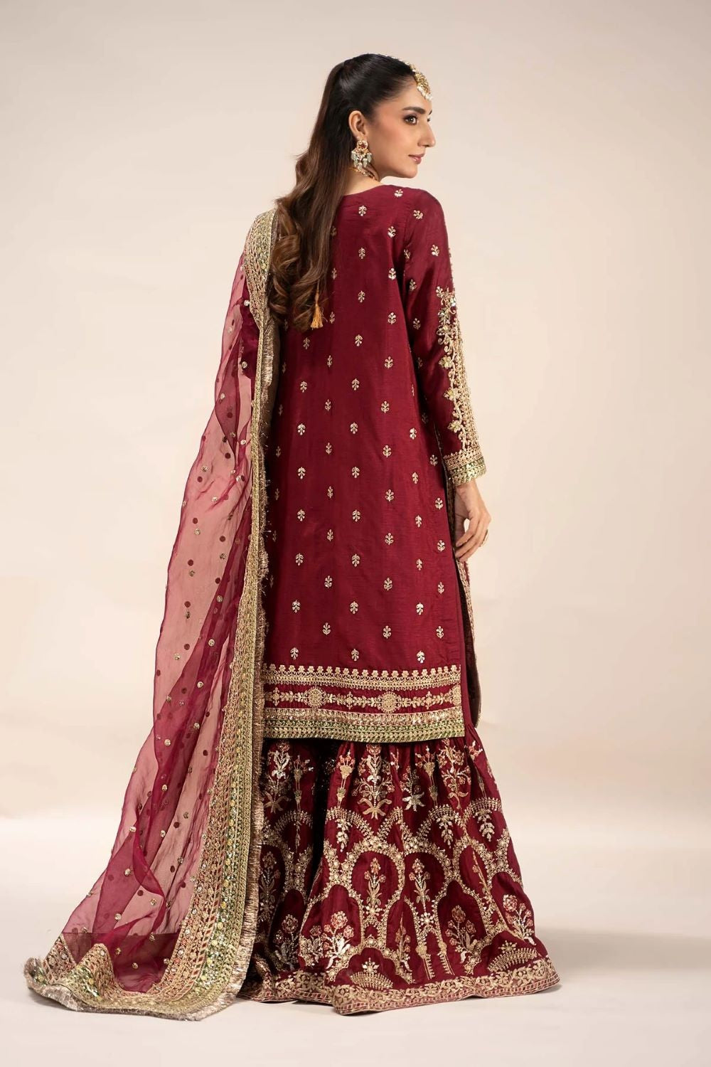 Luxury Raw Silk Embroidered 3PCS - NY1118