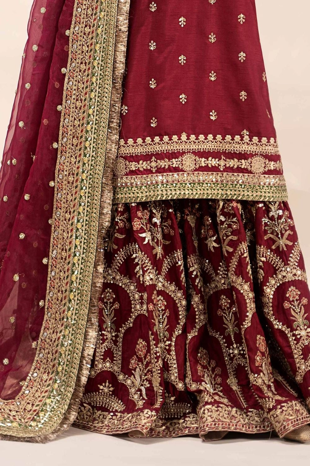 Luxury Raw Silk Embroidered 3PCS - NY1118