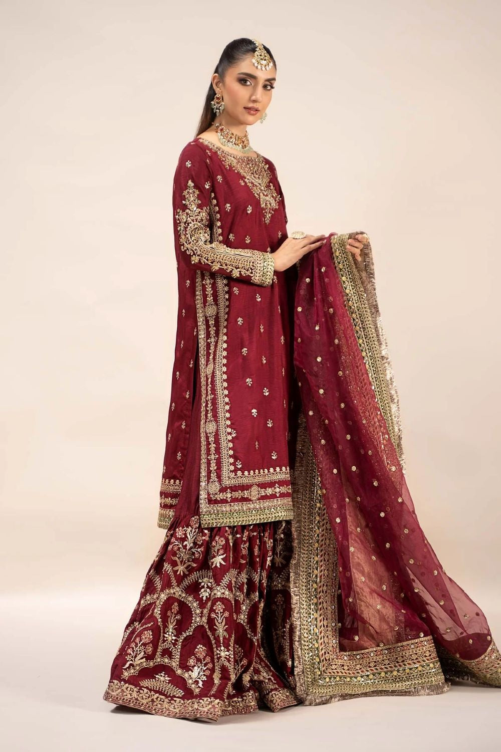 Luxury Raw Silk Embroidered 3PCS - NY1118