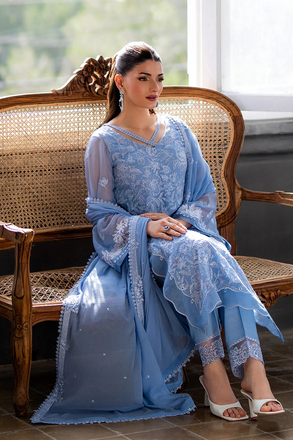 Luxury Chiffon Embroidered 3PCS - NY1122