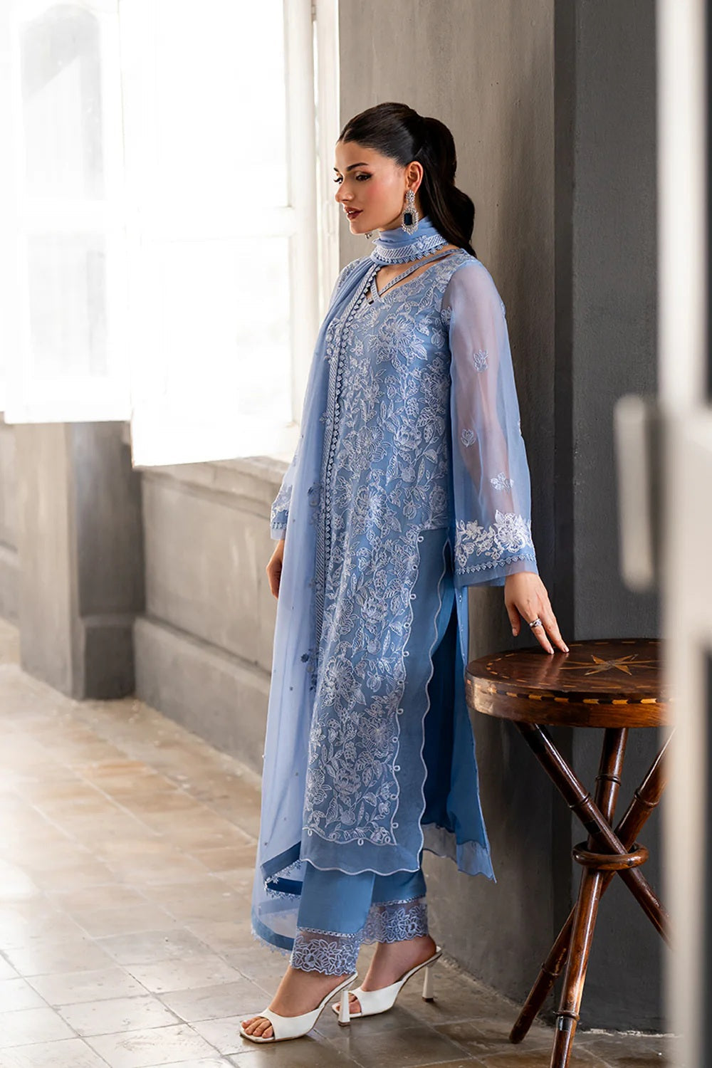 Luxury Chiffon Embroidered 3PCS - NY1122