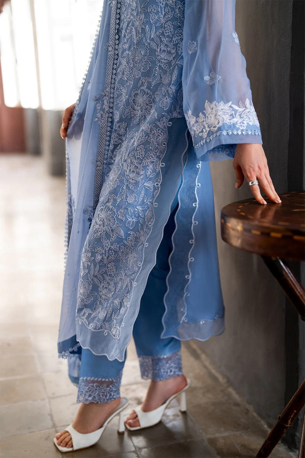 Luxury Chiffon Embroidered 3PCS - NY1122