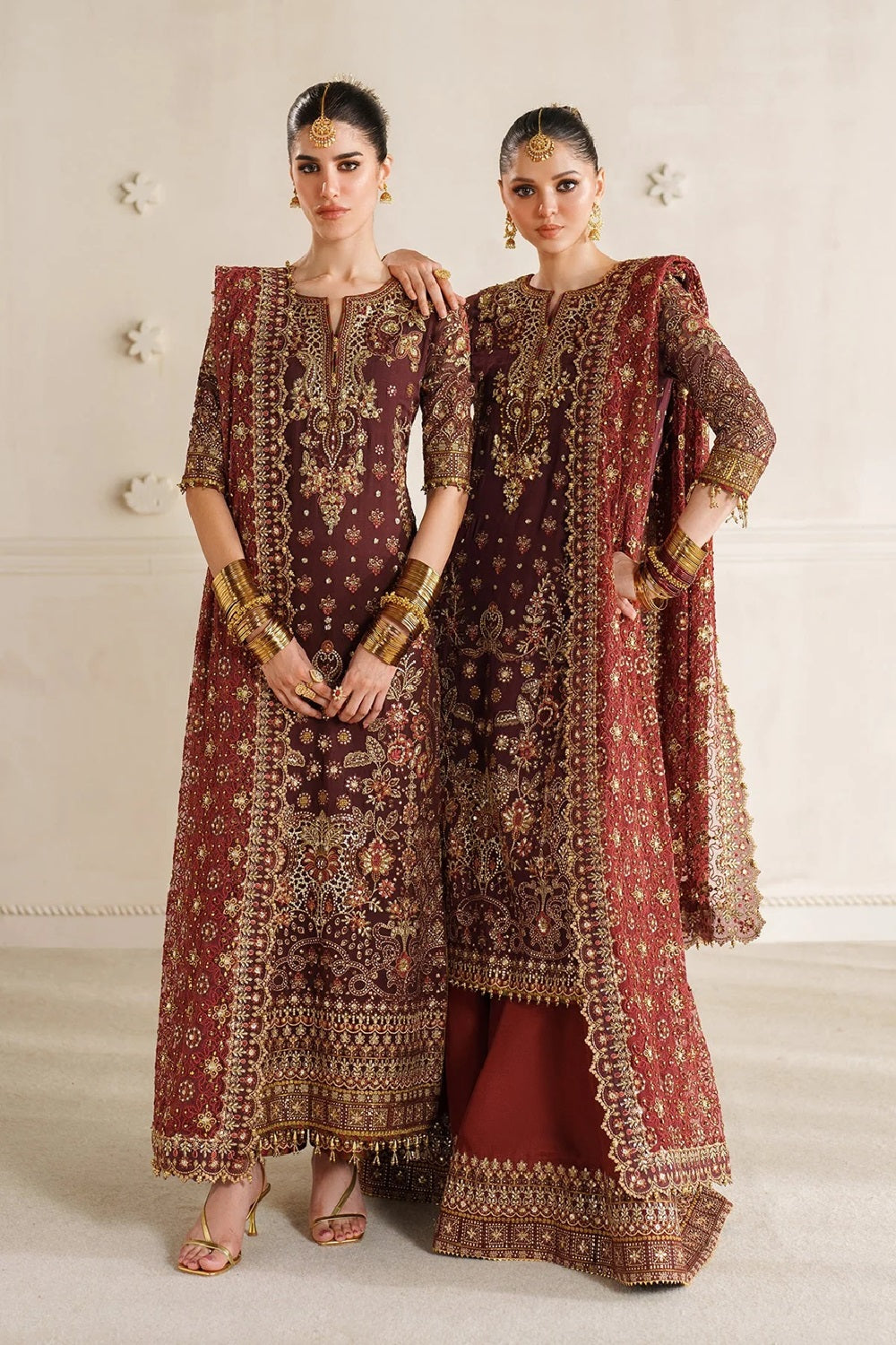 Luxury Festive Embroidered Chiffon 3PCS - NY1107